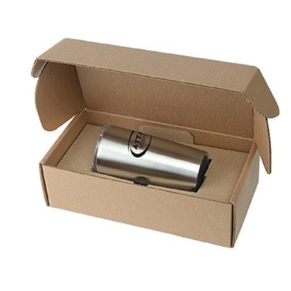 Custom 20 oz. Everest Stainless Steel Tumbler with Gift Box - Stainless Steel Side View Custom 20 oz. Everest Stainless Steel Tumbler with Gift Box - Stainless Steel Side View