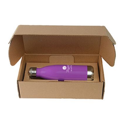 Custom 17 oz. Cascade Bottle with Gift Box - Purple Custom 17 oz. Cascade Bottle with Gift Box - Purple