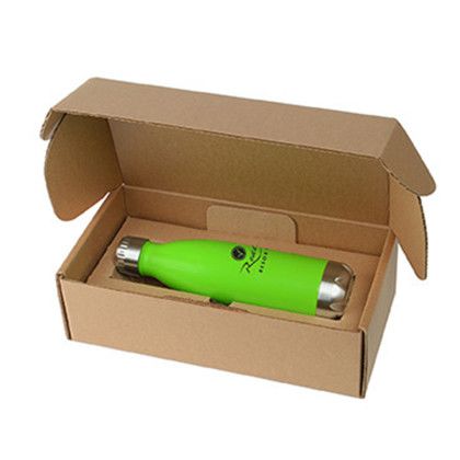 Custom 17 oz. Cascade Bottle with Gift Box - Lime Side View Custom 17 oz. Cascade Bottle with Gift Box - Lime Side View