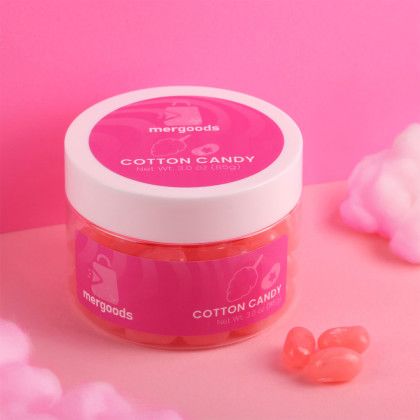 Custom Jelly Belly Jelly Beans: Small Jar - Pink Custom Jelly Belly Jelly Beans: Small Jar - Pink