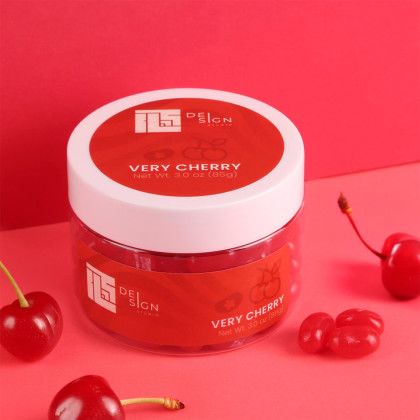 Custom Jelly Belly Jelly Beans: Small Jar - Red Custom Jelly Belly Jelly Beans: Small Jar - Red