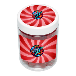 Custom Albanese Strawberry Gummi Bears: Large Jar
