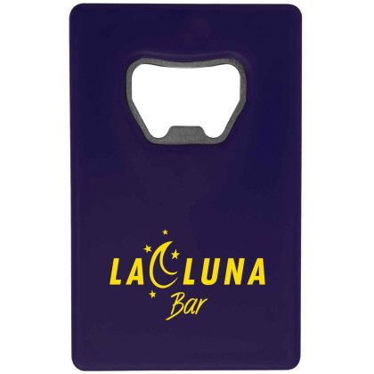 Custom Credit Card Bottle Opener - Dark blue Custom Credit Card Bottle Opener - Dark blue