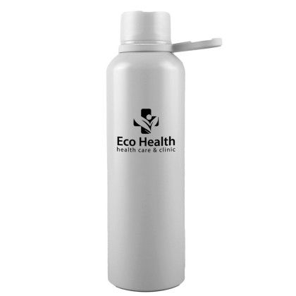 Custom 25 oz. Alta Recycled Aluminum Bottle - White Custom 25 oz. Alta Recycled Aluminum Bottle - White