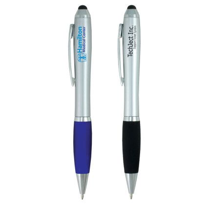 Techno Stylus Pen | Company Logo Twist Pens with Stylus