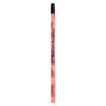 Custom Jo-Bee Mood Pencil w/Black Eraser - Pink Custom Jo-Bee Mood Pencil w/Black Eraser - Pink