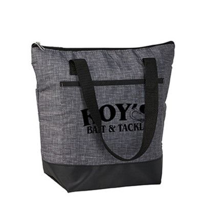 Custom Odyssey rPET Cooler Tote - Black Side view