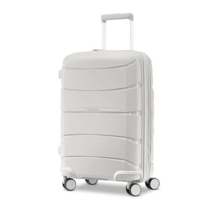 Custom Samsonite Outline Pro Carry-on - White - Front View Custom Samsonite Outline Pro Carry-on - White - Front View