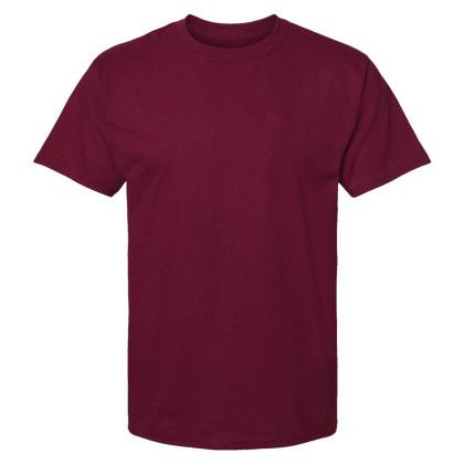Custom Hanes Unisex ComfortSoft Color 100% Cotton T-Shirt - Athletic Cardinal