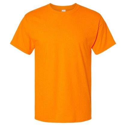 Custom Hanes Unisex ComfortSoft Color 100% Cotton T-Shirt - Tennessee Orange