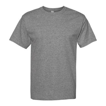 Custom Hanes Unisex ComfortSoft Color 100% Cotton T-Shirt - Oxford Grey