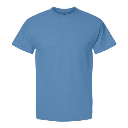 Custom Hanes Unisex ComfortSoft Color 100% Cotton T-Shirt - Denim Blue