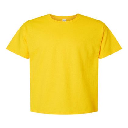Custom Hanes Unisex ComfortSoft Color 100% Cotton T-Shirt - Athletic Yellow