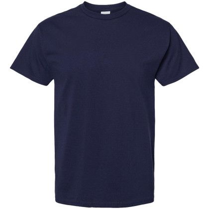 Custom Hanes Unisex ComfortSoft Color 100% Cotton T-Shirt - Athletic Navy
