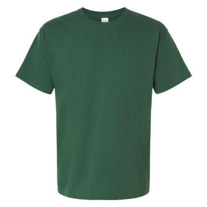 Custom Hanes Unisex ComfortSoft Color 100% Cotton T-Shirt - Athletic Dark Green