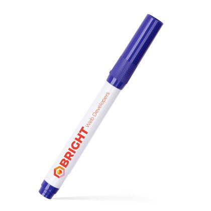 Custom Dri Mark Dry Erase No Roll Marker - Purple