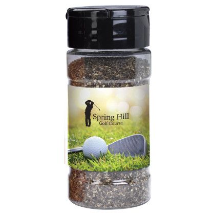 Custom Gourmet Spice and Rub Bottle Shaker - Black Pepper