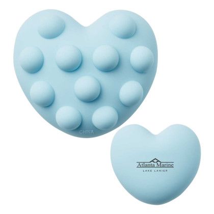 Custom Heart Push Pop Ball - Light Blue Custom Heart Push Pop Ball - Light Blue