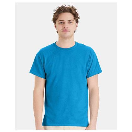 Hanes - Eco Smart 50/50 Cotton/poly T-Shirt - Teal