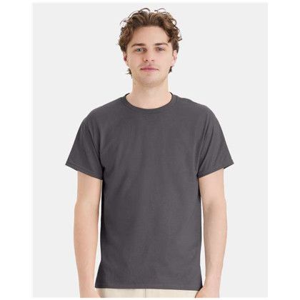 Hanes - Eco Smart 50/50 Cotton/poly T-Shirt - Smoke Grey