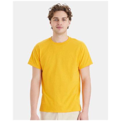 Hanes - Eco Smart 50/50 Cotton/poly T-Shirt - Gold