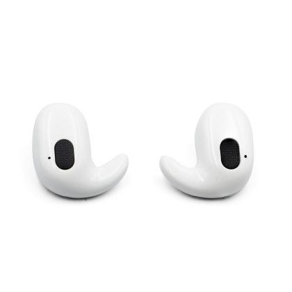 Custom Arcadia Power Bank with Ear Buds - White - Ear buds view Custom Arcadia Power Bank with Ear Buds - White - Ear buds view