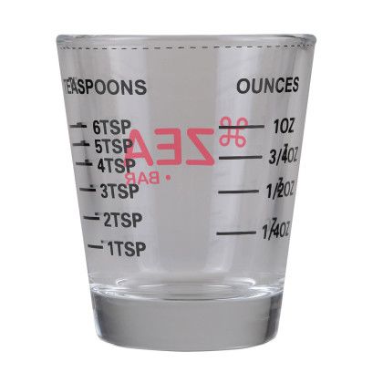 Custom Measurement Shot Glass - Back View Custom Measurement Shot Glass - Back View