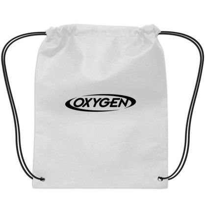 Custom Small Non-Woven Drawstring Backpack - White Custom Small Non-Woven Drawstring Backpack - White