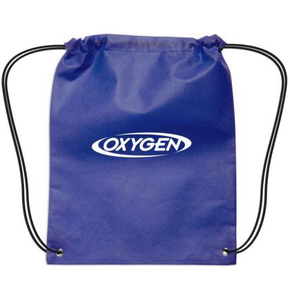Custom Small Non-Woven Drawstring Backpack - Royal blue Custom Small Non-Woven Drawstring Backpack - Royal blue