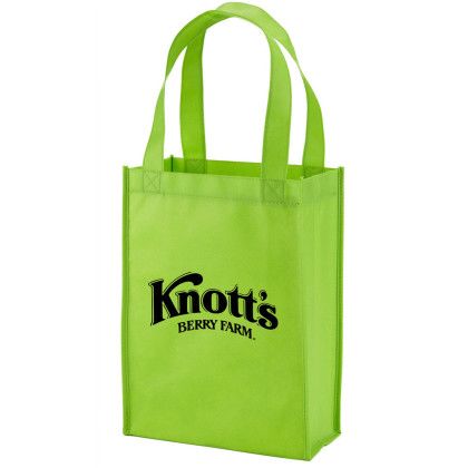 Custom Payson Non-Woven Mini Tote - Lime green