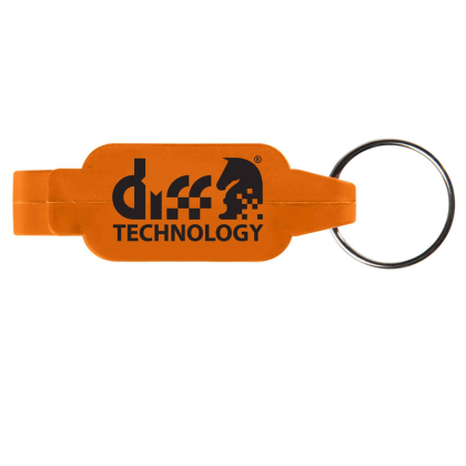 Custom Rectangular Beverage Wrench - Orange Custom Rectangular Beverage Wrench - Orange