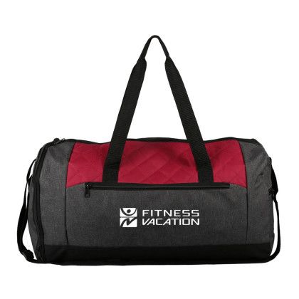 Custom Mod Duffel Bag - Dark red Front View
