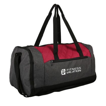 Custom Mod Duffel Bag - Dark red Angle View
