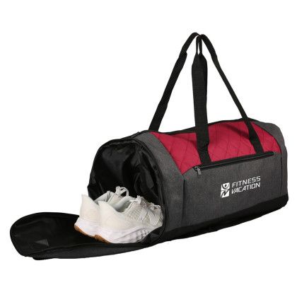 Custom Mod Duffel Bag - Dark red In Use