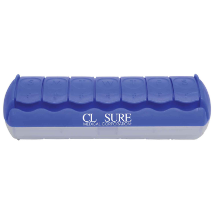 Custom 7-Day AM/PM Med Minder - Blue Custom 7-Day AM/PM Med Minder - Blue