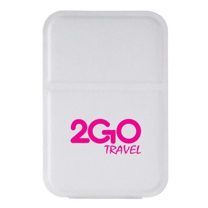 Custom On The Go Mirror Stand - White