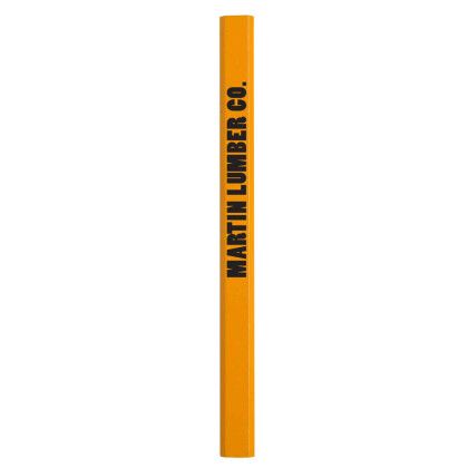 Custom Jo-Bee Carpenter Pencil - Yellow