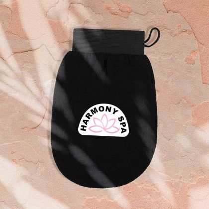 Custom Cleanser Exfoliating Mitt - Black Custom Cleanser Exfoliating Mitt - Black
