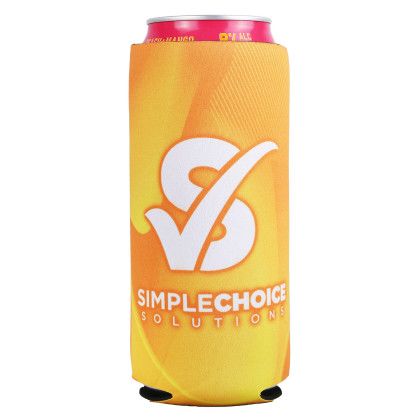 Custom Full Color 24 oz Neogreen Recycled Can Cooler Custom Full Color 24 oz Neogreen Recycled Can Cooler