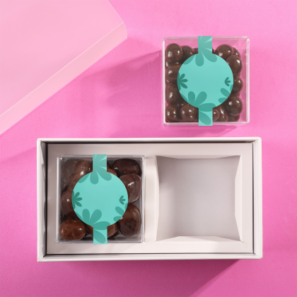 Custom Sweet Duo Candy Gift Set: Premium - Packaging View 