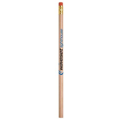 Custom Jo-Bee Economy Line Round Pencil - Natural Custom Jo-Bee Economy Line Round Pencil - Natural