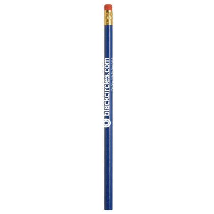 Custom Jo-Bee Economy Line Round Pencil - Royal blue Custom Jo-Bee Economy Line Round Pencil - Royal blue