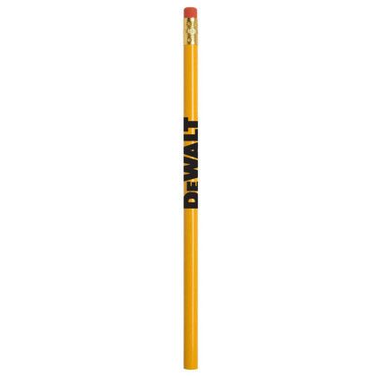 Custom Jo-Bee Economy Line Round Pencil - Yellow Custom Jo-Bee Economy Line Round Pencil - Yellow
