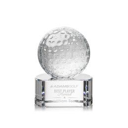 Custom Golf Ball Award on Paragon Base - Small Custom Golf Ball Award on Paragon Base - Small