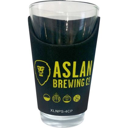 Custom Full Color XL Neoprene Pint Koozie Sleeve Custom Full Color XL Neoprene Pint Koozie Sleeve