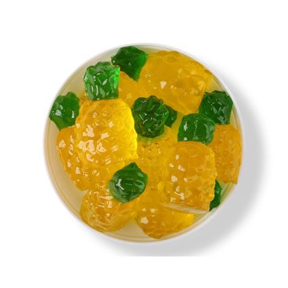 Custom Pineapple Gummies: Large Jar - Pineapple Gummies