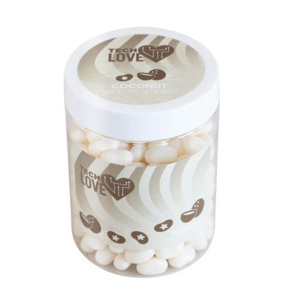 Custom Jelly Belly Jelly Beans: Large Jar - White