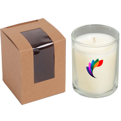 Custom Wixie Candle With Kraft Paper Box: 3 oz Custom Wixie Candle With Kraft Paper Box: 3 oz