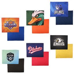 Custom 18" x 15" Full Color Rally Towel - All Colors Custom 18" x 15" Full Color Rally Towel - All Colors