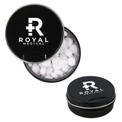 Custom Pinch Me Mint Tin - Black
